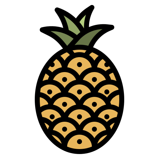 Pineapple photo3idea_studio Lineal Color icon