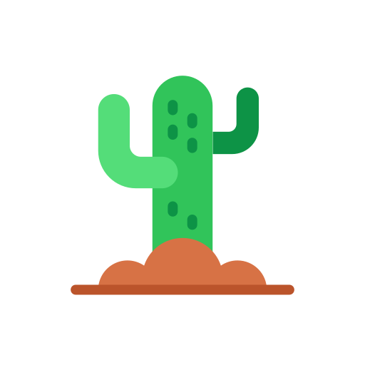 cactus Good Ware Flat Icône