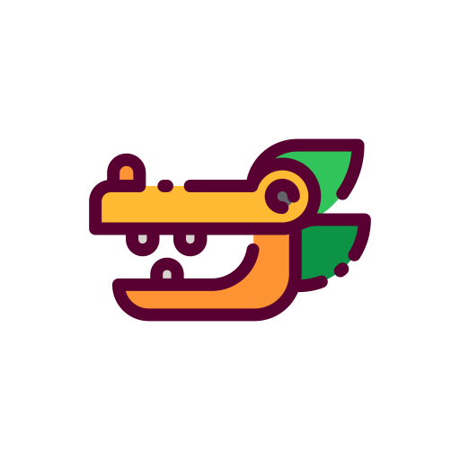 quetzalcoatl Good Ware Lineal Color Icône