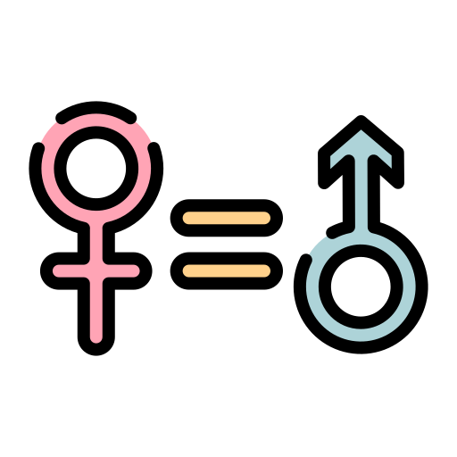 Gender equality Good Ware Lineal Color icon