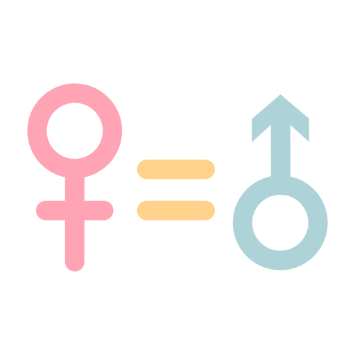 Gender equality Good Ware Flat icon