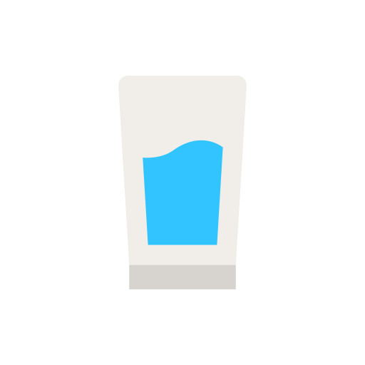 Water glass Good Ware Flat icon