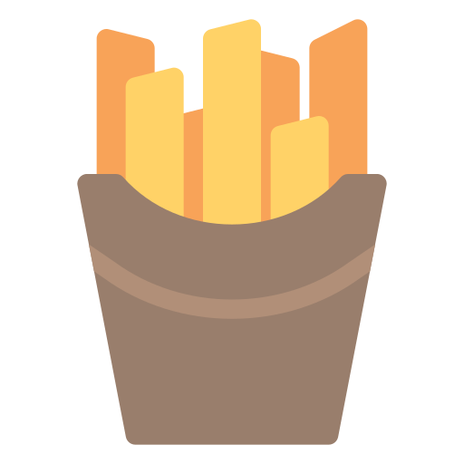 patatas fritas Generic Flat icono