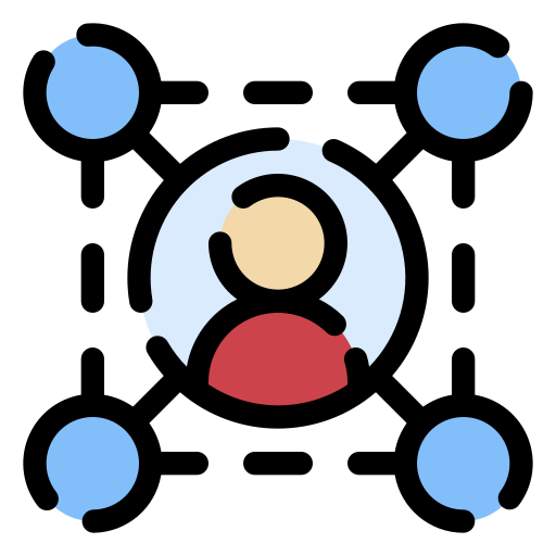 la red Generic Outline Color icono