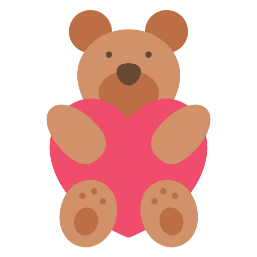 Игрушка медведь Generic Flat иконка