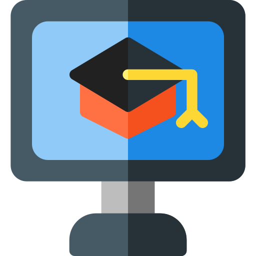e-learning Generic Flat ikona