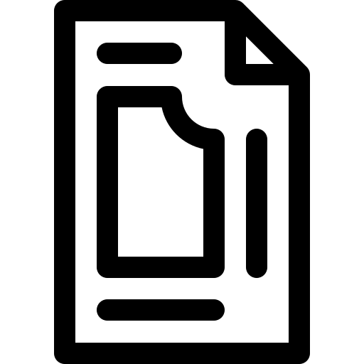 misurare Basic Rounded Lineal icona