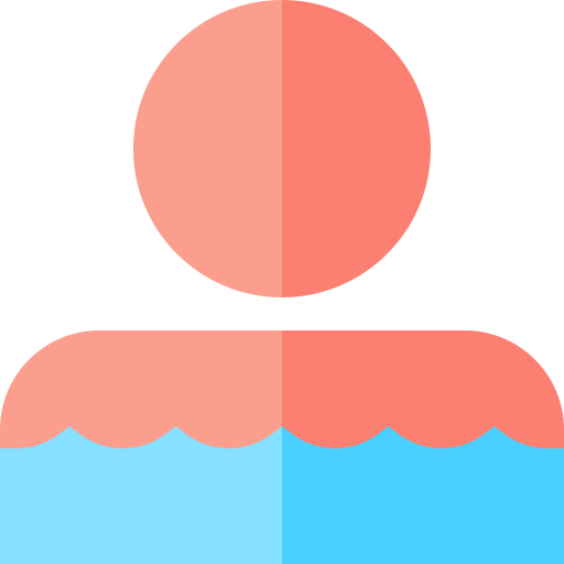 Swimmer Basic Straight Flat icon