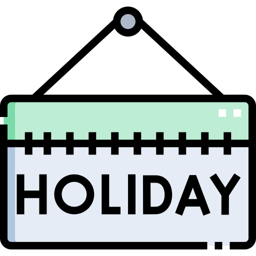 vacaciones Detailed Straight Lineal color icono