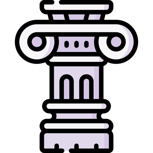 Column Special Lineal color icon