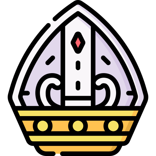 coroa papa Special Lineal color Ícone