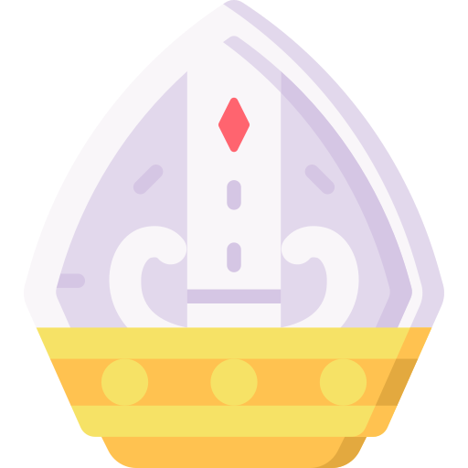 교황 왕관 Special Flat icon