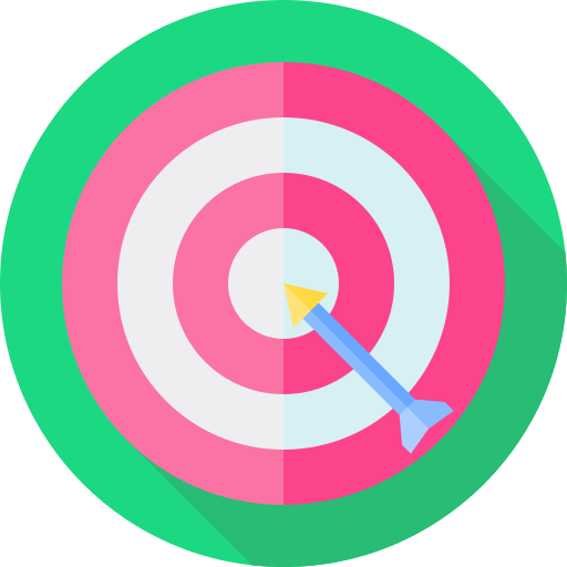 Dartboard Flat Circular Flat icon