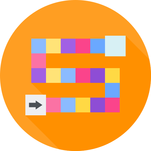 Board game Flat Circular Flat icon