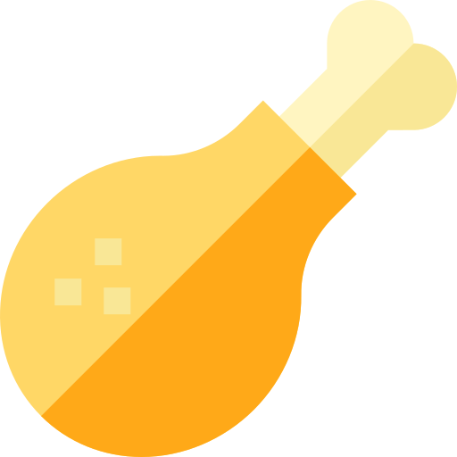 hühnerschenkel Basic Straight Flat icon