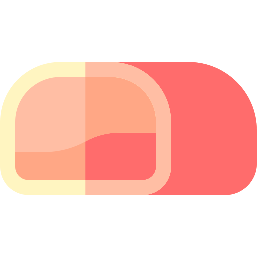 jamón Basic Straight Flat icono