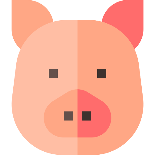 cerdo Basic Straight Flat icono