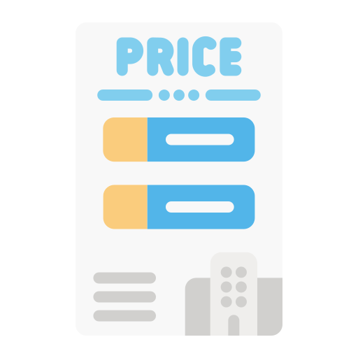 Price list Generic Flat icon