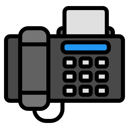 Fax Generic Outline Color icon