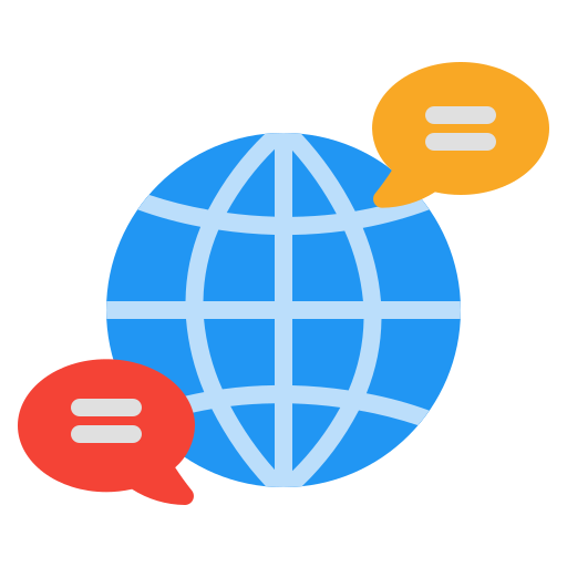 globalna komunikacja Generic Flat ikona