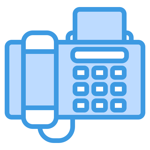 fax Generic Blue icono