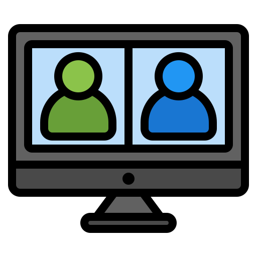 Video conference Generic Outline Color icon