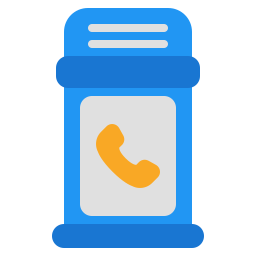 telefooncel Generic Flat icoon