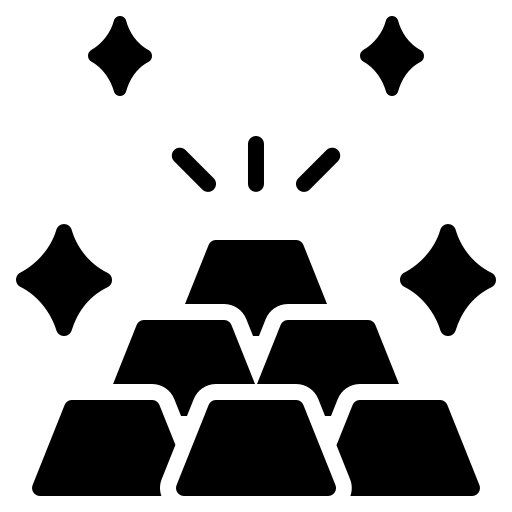 barra de ouro Generic Glyph Ícone