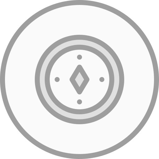 brújula Generic Grey icono