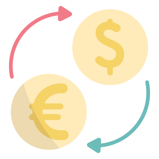 cambio valuta Generic Flat icona