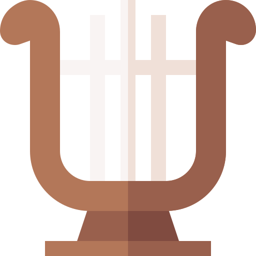 Lyre Basic Straight Flat icon