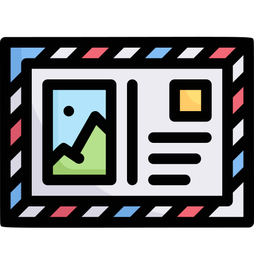 ポストカード Generic Outline Color icon