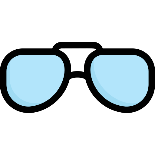 gafas de sol Generic Outline Color icono
