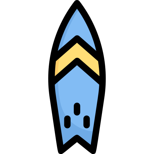 surfen Generic Outline Color icoon