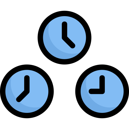 Часовой пояс Generic Outline Color иконка