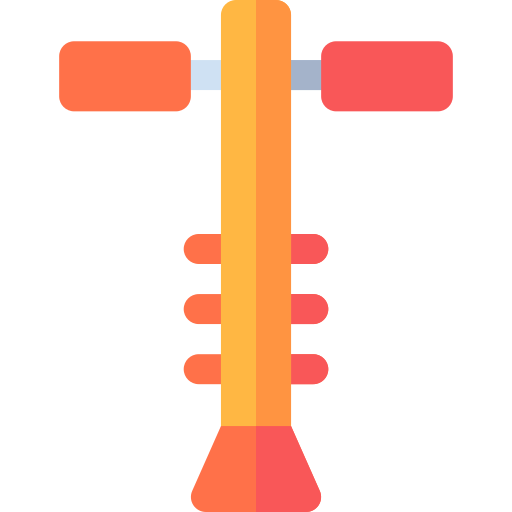 bâton pogo Basic Rounded Flat Icône