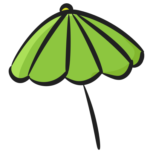 ombrello Generic Hand Drawn Color icona