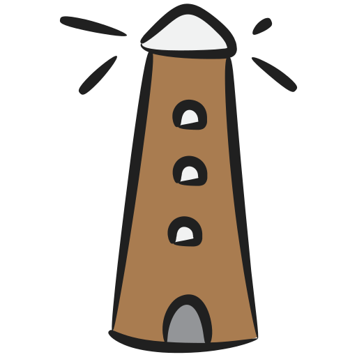 Lighthouse Generic Hand Drawn Color icon