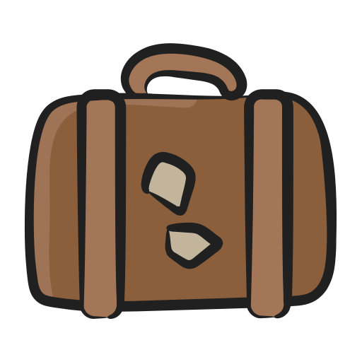 Luggage Generic Hand Drawn Color icon