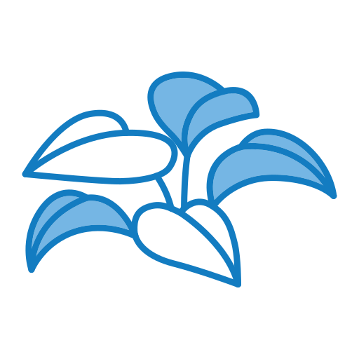 Rubber plant Generic Blue icon