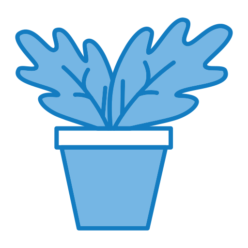 filodendro Generic Blue icono