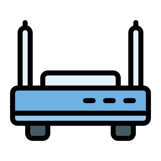 router wifi Generic Outline Color icona