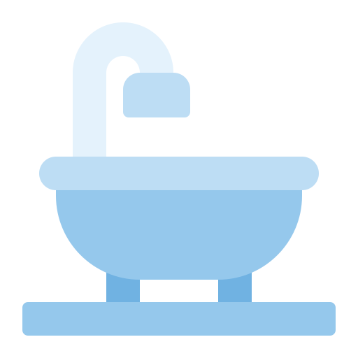 bañera Generic Flat icono