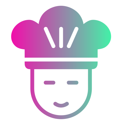 chef Generic Flat Gradient icoon