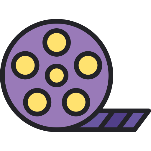 Film reel Generic Outline Color icon