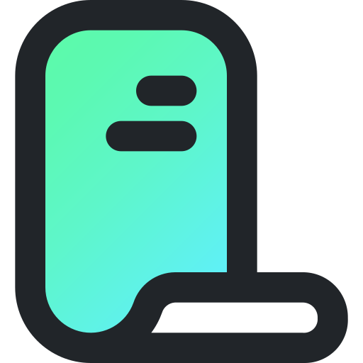 dokument Generic Lineal Color Gradient icon