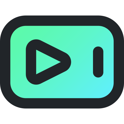 モバイルビデオ Generic Lineal Color Gradient icon