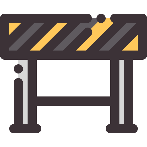 도로 장벽 Generic Outline Color icon