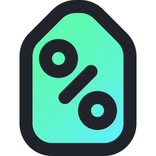 prozentsatz Generic Lineal Color Gradient icon