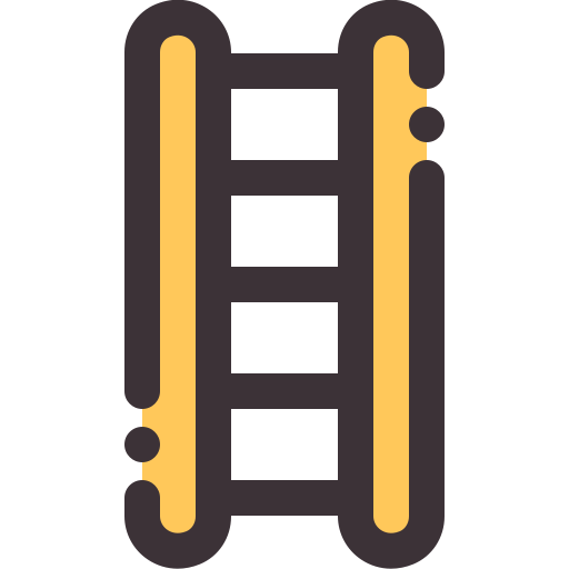 사다리 Generic Outline Color icon